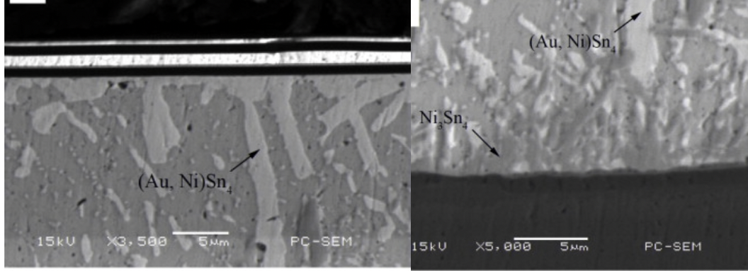 ENIG表面處理的焊點微觀結構